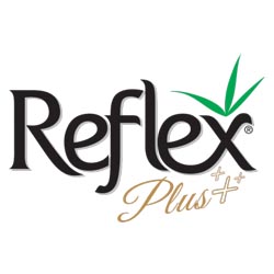 reflex plus dog and cat food logo